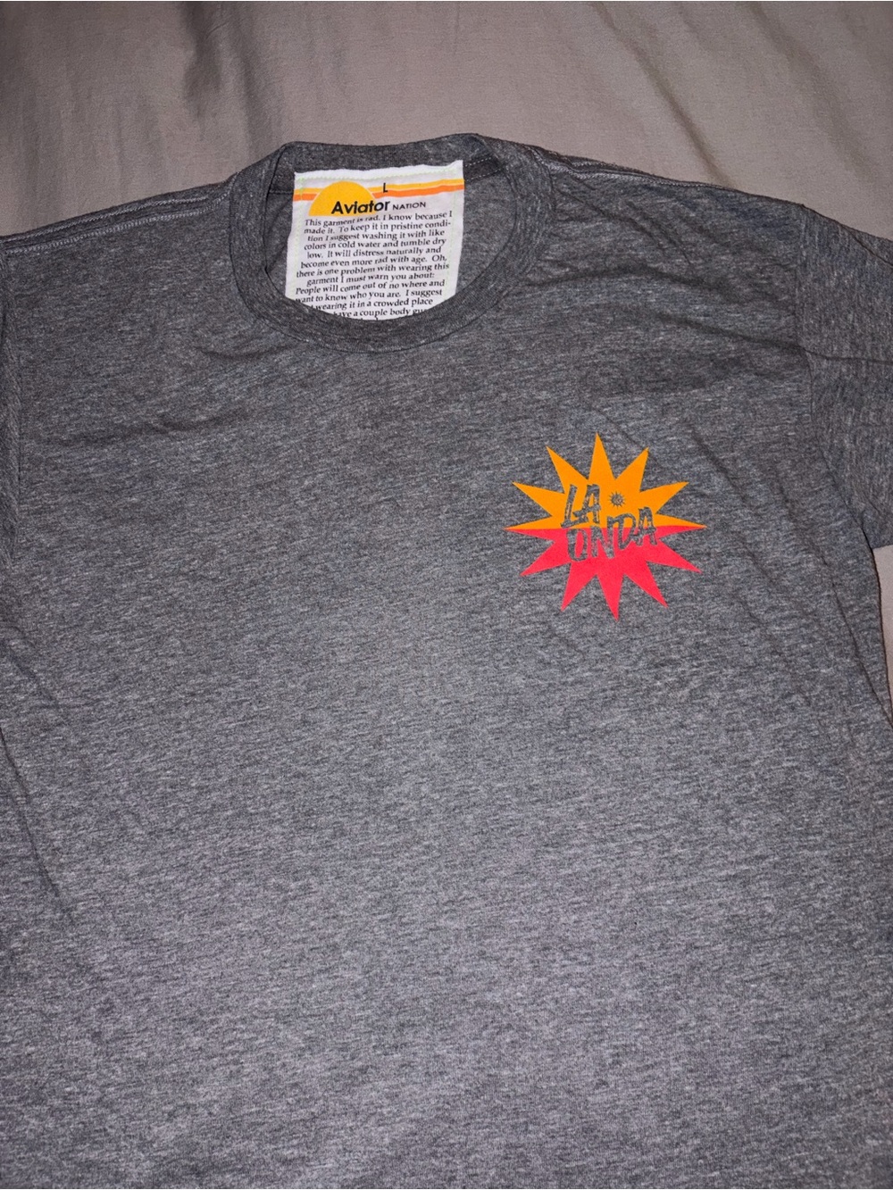 Aviator Nation Tee Large New - Picture 5 of 7